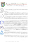 Vista preliminar de documento RESOLUCION DE ALCALDIA 243-2019-MPA-A