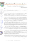 Vista preliminar de documento RESOLUCION DE ALCALDIA 254-2019-MPA-A
