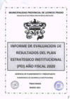 Vista preliminar de documento INFORME DE EVALUACION DE RESULTADO DEL PLAN ESTRATEGICO INSTITUCIONAL 2020-1