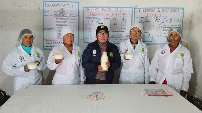 630 GANADEROS DE PARINACOCHAS RECIBEN CAPACITACIÓN EN PRODUCCIÓN DE DERIVADOS LÁCTEOS