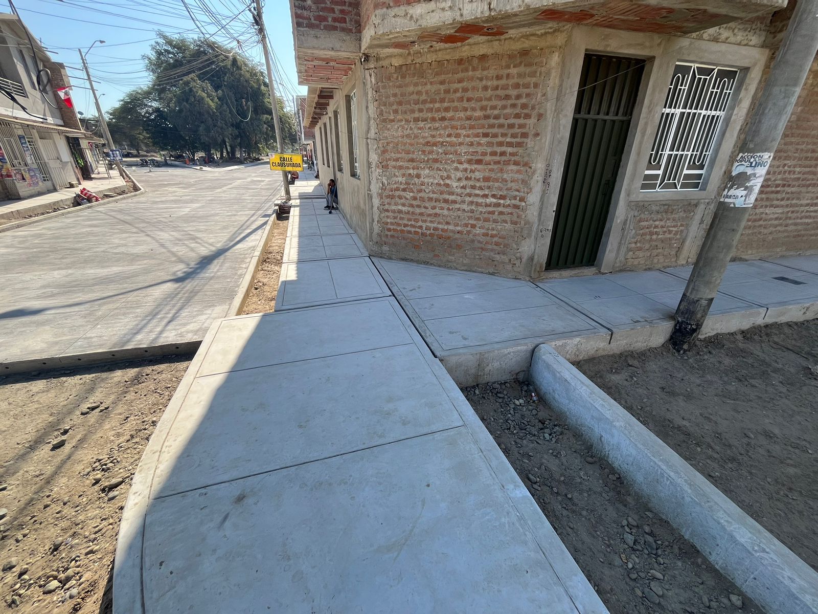 A toda máquina avanza obra de pistas y veredas de La Primavera para mejorar calidad de vida de más de 6 mil habitantes