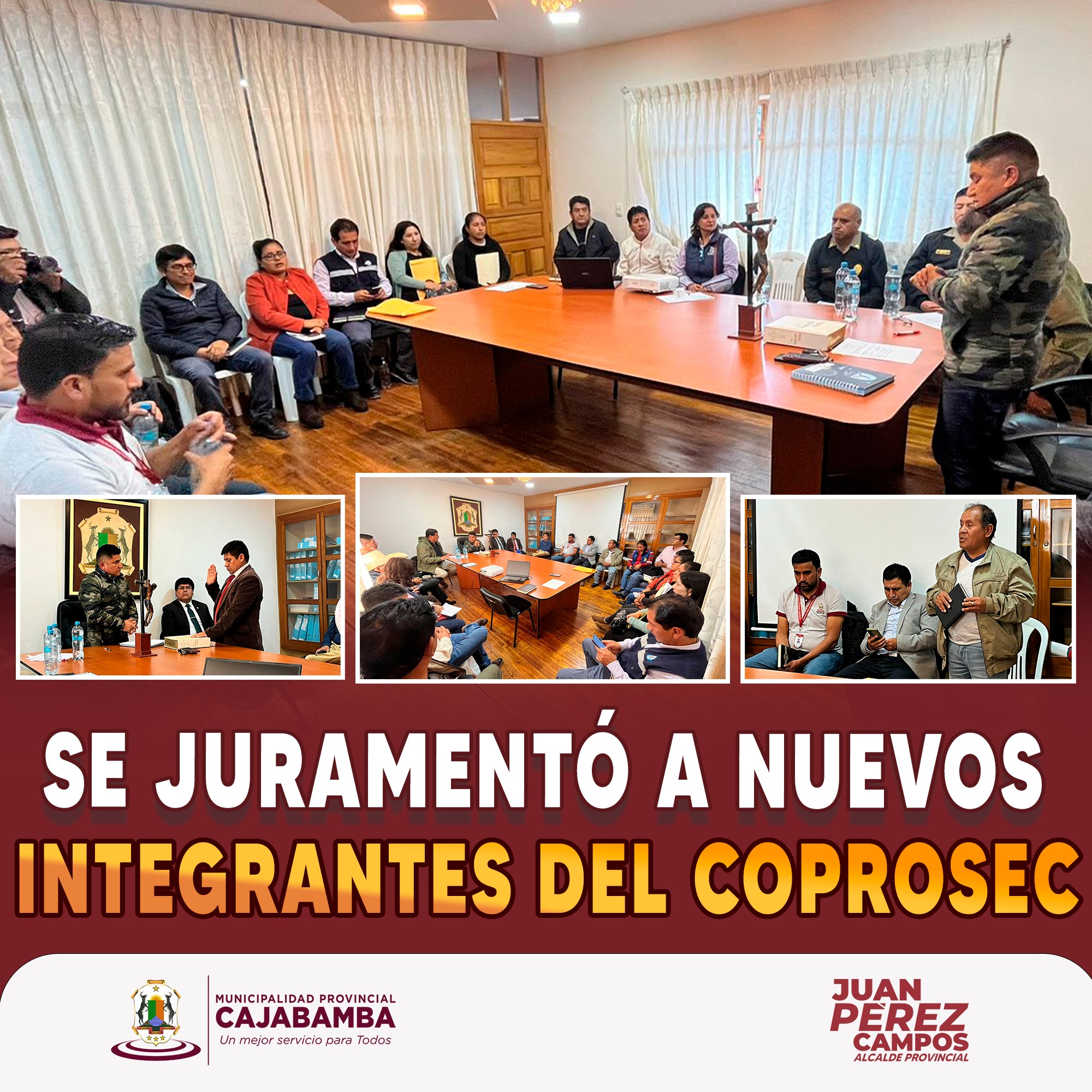 Se juramentó a nuevos integrantes de COPROSEC