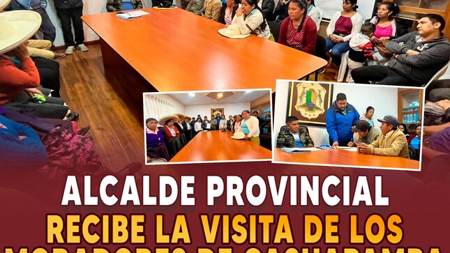  recibió la visita de los beneficiarios de la Jass Sueño Real - Sector el Bosque - Cashapampa