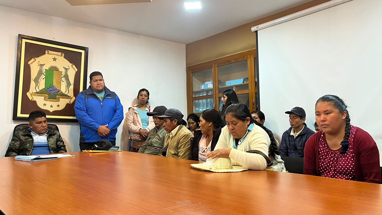 recibió la visita de los beneficiarios de la Jass Sueño Real - Sector el Bosque - Cashapampa