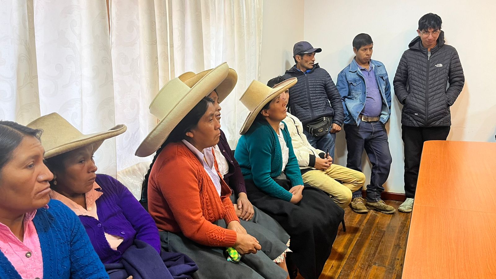 recibió la visita de los beneficiarios de la Jass Sueño Real - Sector el Bosque - Cashapampa