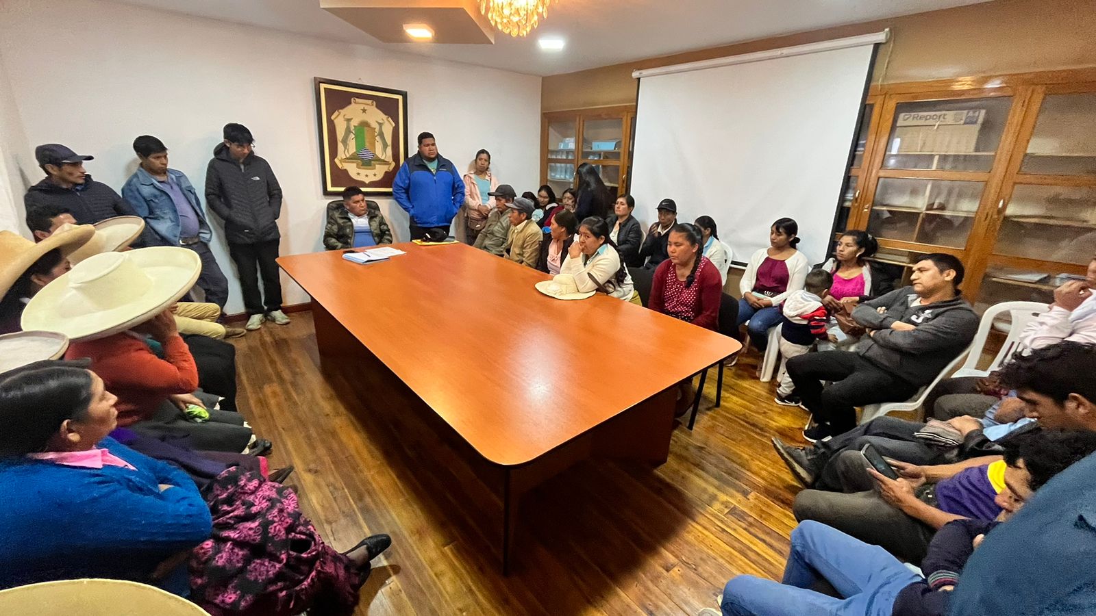 recibió la visita de los beneficiarios de la Jass Sueño Real - Sector el Bosque - Cashapampa