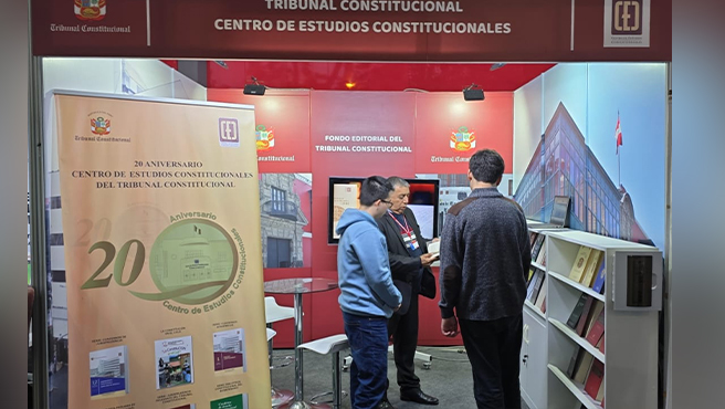 Hasta el próximo martes 6 de agosto ciudadanía podrá visitar el stand 154 del Tribunal Constitucional en la Feria Internacional del Libro