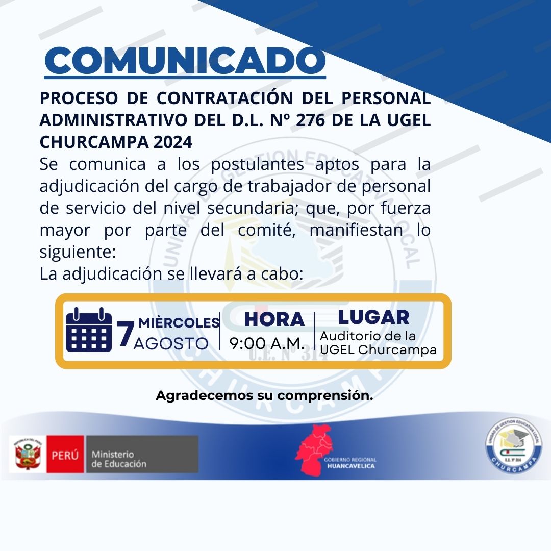 Comunicado