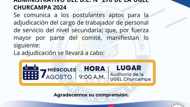 Comunicado