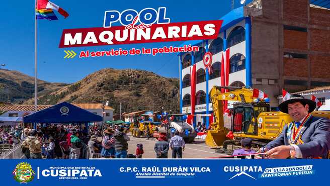 Entrega y Bendición de las maquinarias