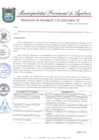 Vista preliminar de documento RESOLUCION DE ALCALDIA 274-2019-MPA-A