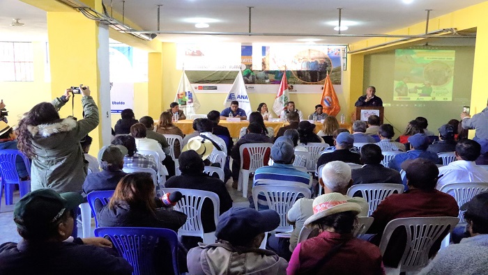 Encuentro de Comunidades Campesinas para garantizar la seguridad hΓdrica de Huaral