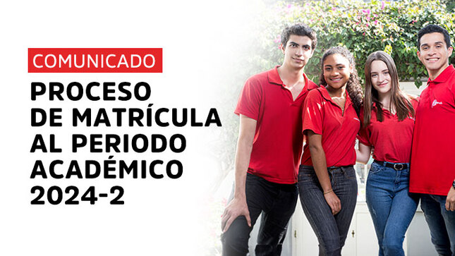 Proceso de Matrícula - Periodo Académico 2024-II
