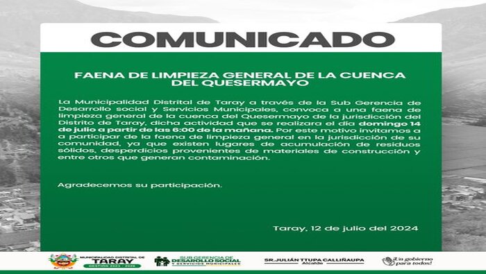 comunicado