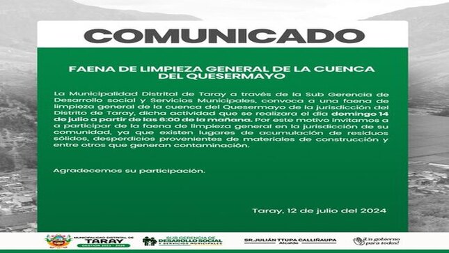 comunicado 