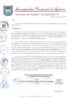 Vista preliminar de documento RESOLUCION DE ALCALDIA 312-2019-MPA-A