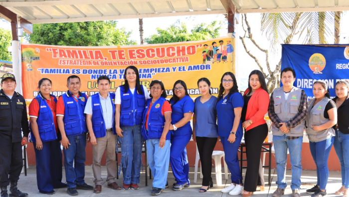 UGEL Piura continúa ejecutando la estrategia regional “Familia, te escucho” en el Distrito de Canchaque y San de El Faique