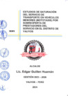 Vista preliminar de documento ESTUDIO DE SATURACION SERVICIO TRANSPORTE