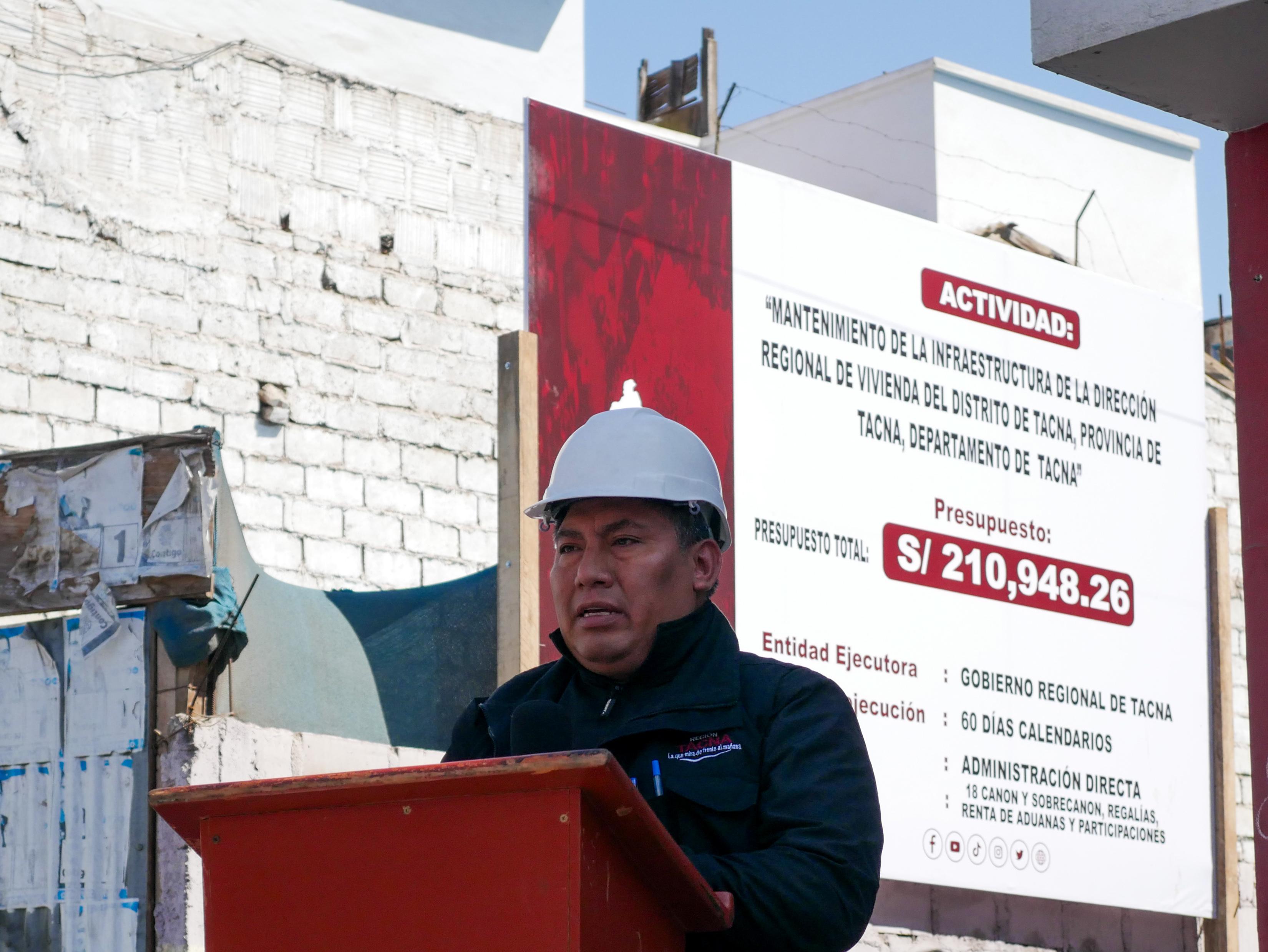 Inician plan de mantenimiento de infraestructura de la Dirección de Vivienda