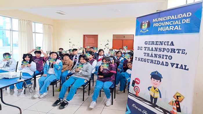 Continuamos promoviendo la educaciΓ³n vial en la provincia de Huaral