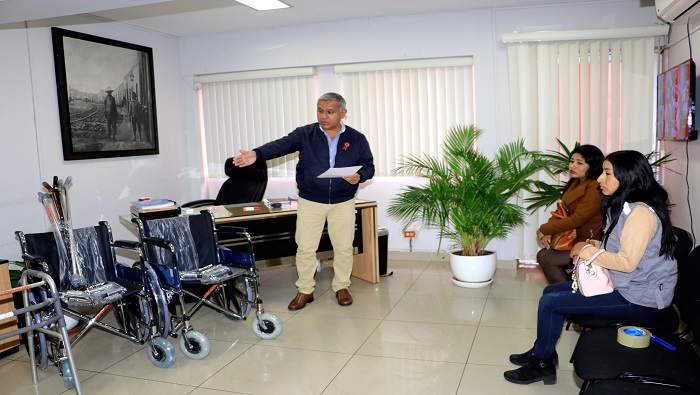 equipos biomecรกnicos a poblaciรณn vulnerable del distrito de Ihuarรญ