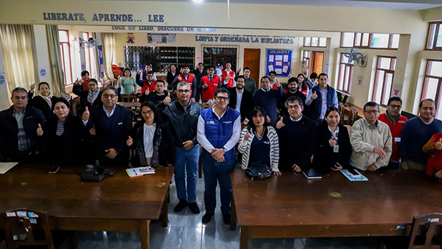 GRELL y MINEDU fortalecen capacidades de gestión de riesgos de desastres a Ugel de la región.