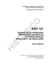 Vista preliminar de documento RAP 121 Nueva Edición - Rev.001 - RD N° 285-2013-MTC/12 - RD N° 577-2013-MTC/12 - RD N° 618-2013-MTC/12 - RD N° 155-2014-MTC/12 - RD N° 228-2014-MTC/12 - RD N° 733-2017-MTC/12 (HISTORICO)