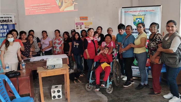 Programa Contigo capacita a más de 370 cuidadores de personas con discapacidad severa en Lambayeque