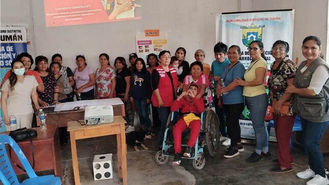 Programa Contigo capacita a más de 370 cuidadores de personas con discapacidad severa en Lambayeque