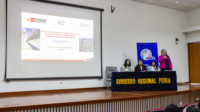 GORE Piura y MEF capacitan a contadores en rendición de cuentas