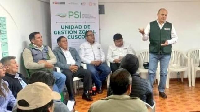 Viceministro Desarrollo de Agricultura Familiar e Infraestructura Agraria y Riego,