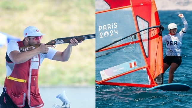 Nicola spacheco y maria belen bazo paris 2024