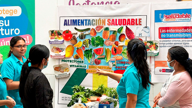 Centro de Salud José Leonardo Ortiz impulsa alimentación saludable en la Semana de Oro de los Daños No Transmisibles