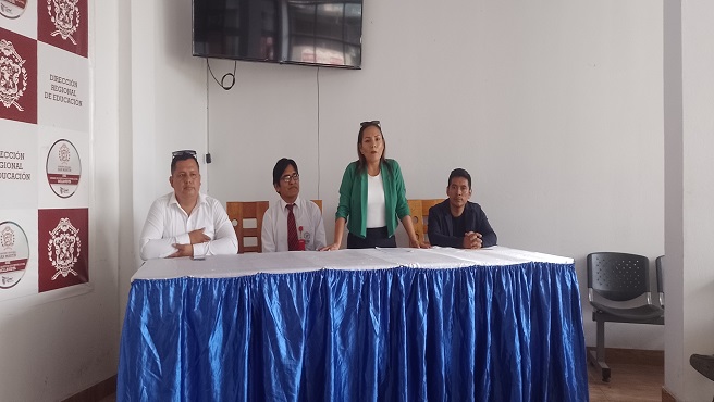 Presentacion de la nueva administradora de la UGEL Bellavista.