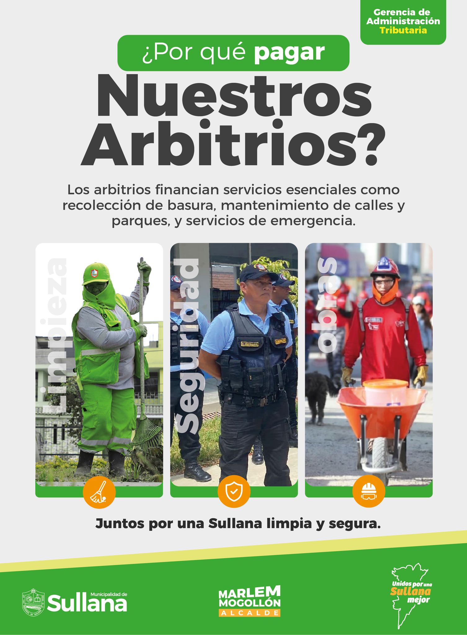 Paga a tiempo tu #Impuesto #Predial #Impuesto #Vehicular y #Arbitrios #Municipales con un descuento de hasta 50% en arbitrios pagando tu impuesto predial 2023 y 2024.
QUE NO TE REPORTEN A INFOCORP
Centro de Pago: Transversal Tarapacá N° 325 - Sullana
De Lunes a Viernes 8:00 a.m. hasta las 4:30 p.m.