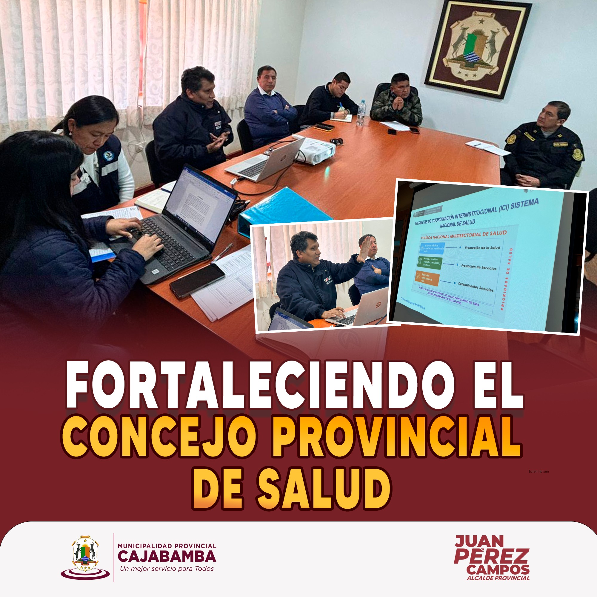 Fortaleciendo el Concejo Provincial de Salud de Cajabamba