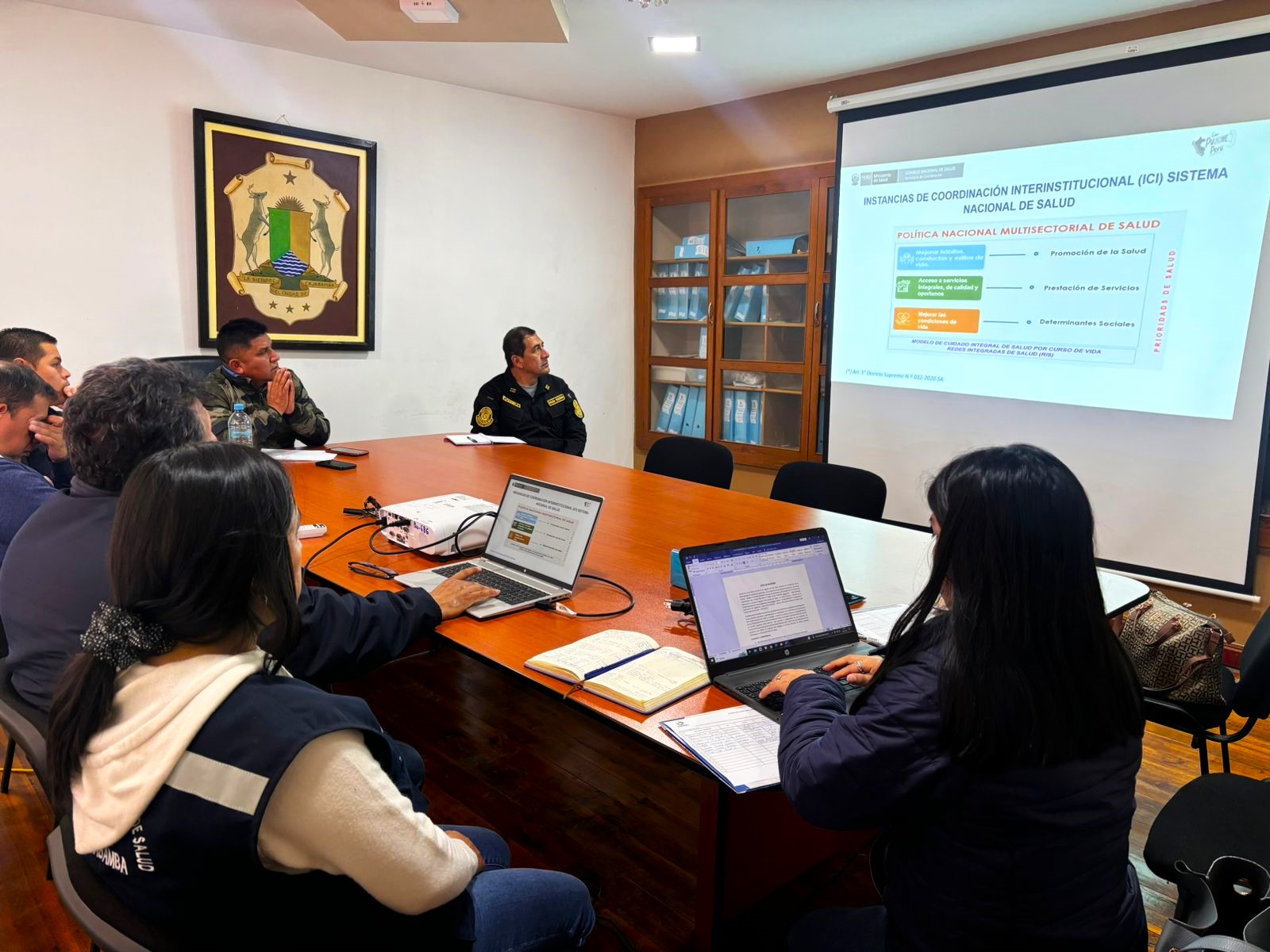 Fortaleciendo el Concejo Provincial de Salud de Cajabamba