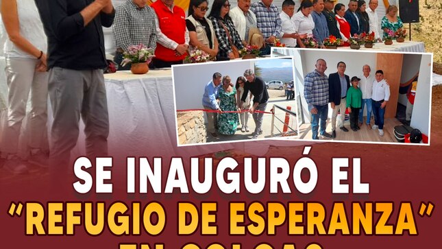 Se inauguró el Refugio de Esperanza