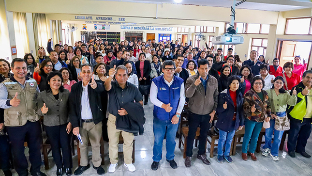 Más de 250 docentes de Trujillo fueron sensibilizados en Gestión de Riesgos y Primeros Auxilios.