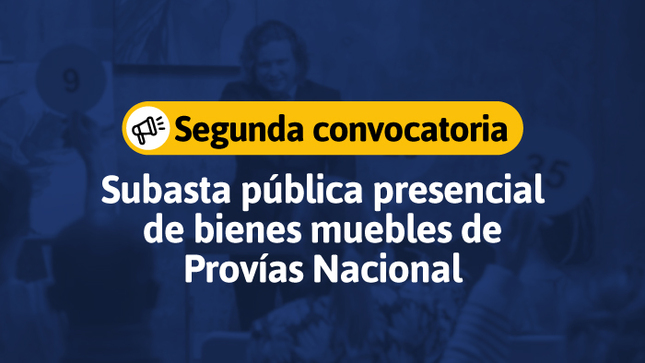 Provías Nacional Anuncia Subasta Pública Presencial N° 001-2024 en Segunda Convocatoria