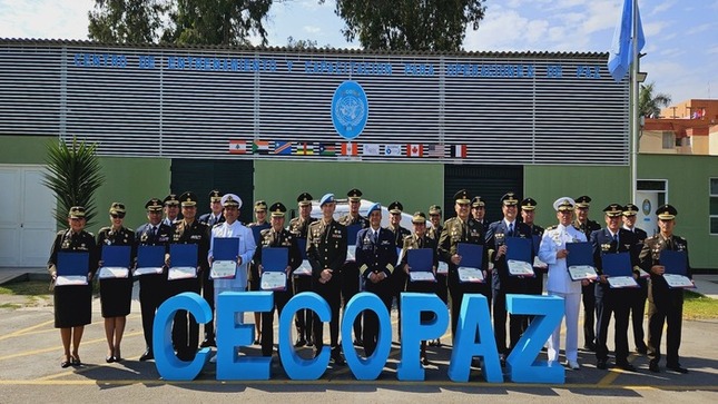 Mindef dicta curso de actualización para observadores y oficiales de las Naciones Unidas
