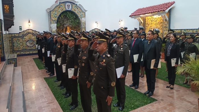 Personal de las FF. AA. concluyen concurso de Derecho Internacional Humanitario