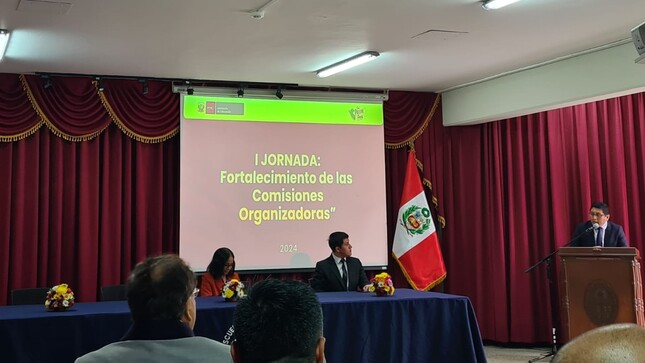 Fotografía de la presentación de la jornada