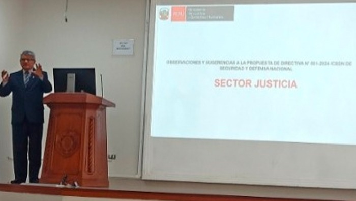 Mindef organiza mesas de trabajo con el objetivo de fortalecer el del Sistema de Defensa Nacional