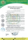 Vista preliminar de documento Resolución de Alcaldía 190-2024