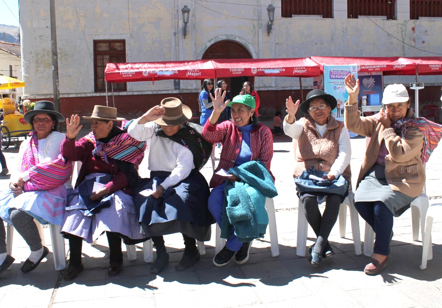 Pacientes alegres.