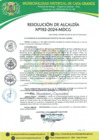 Vista preliminar de documento Resolución de Alcaldía 192-2024