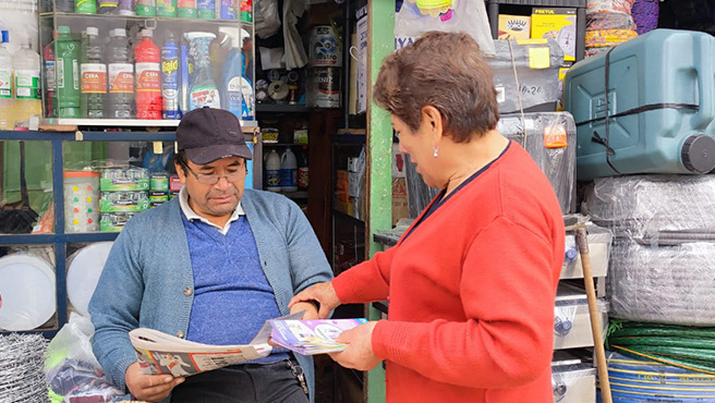 OMAPED continúa realizando  las visitas a diversas lugares de nuestro distrito.