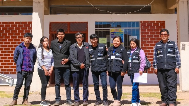 El equipo del plan regulador de rutas realizo visita a centros poblados para la evaluacion del diagnóstico catastral y densidad poblacional