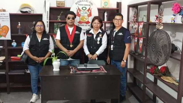 ODANC Ucayali realiza inspecciones en juzgados de paz de Macuya, Súngaro y Yuyapichis
